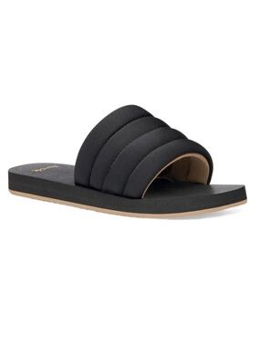 Sanuk Womens size 6 slides Puff N Slide St NWT